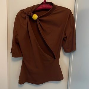 Jacquemus Le T-Shirt Perola Top